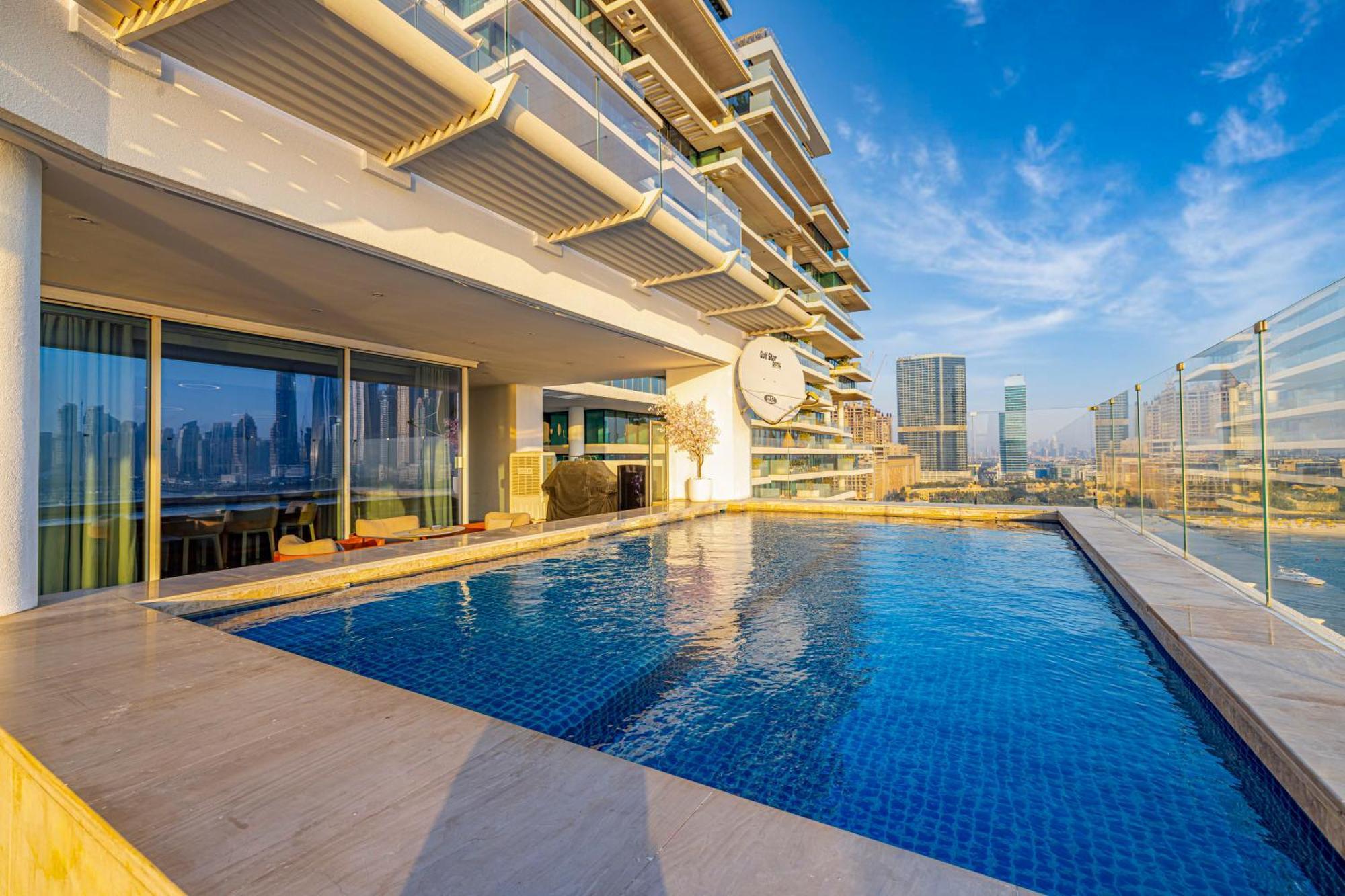 Five Palm Jumeirah 2Br Luxury Penthouse , Full Marina See View With Private Pool Dubaj Zewnętrze zdjęcie
