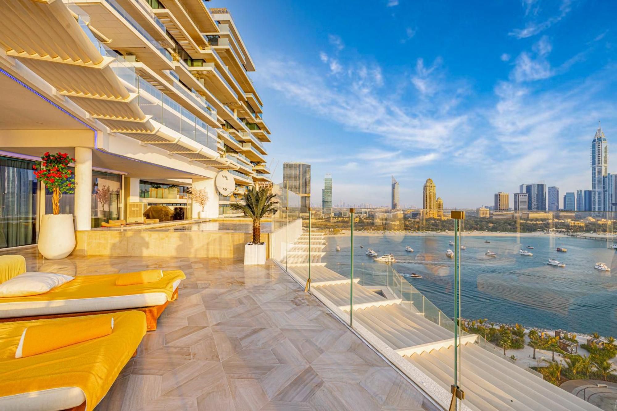 Five Palm Jumeirah 2Br Luxury Penthouse , Full Marina See View With Private Pool Dubaj Zewnętrze zdjęcie
